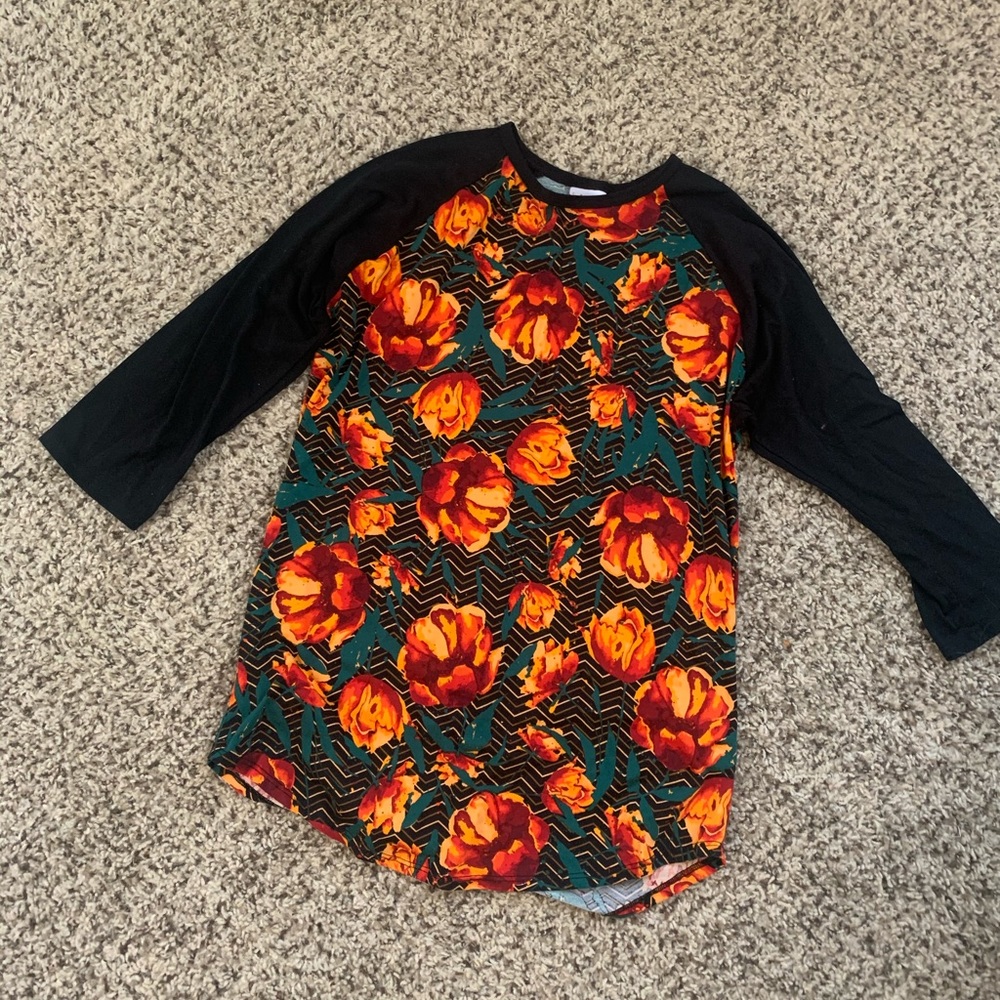 LuluaRoe Floral Top - L